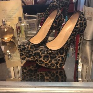 Christian louboutin Daffodil jacquard platform